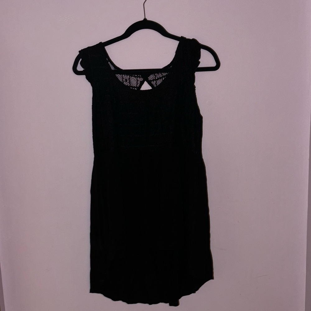 Black lace baby doll size 0 top